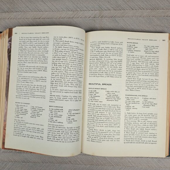 Vintage The Good Housekeeping Cookbook Dorothy B. Marsh 1963 Edition Hardcover - Picture 7 of 11